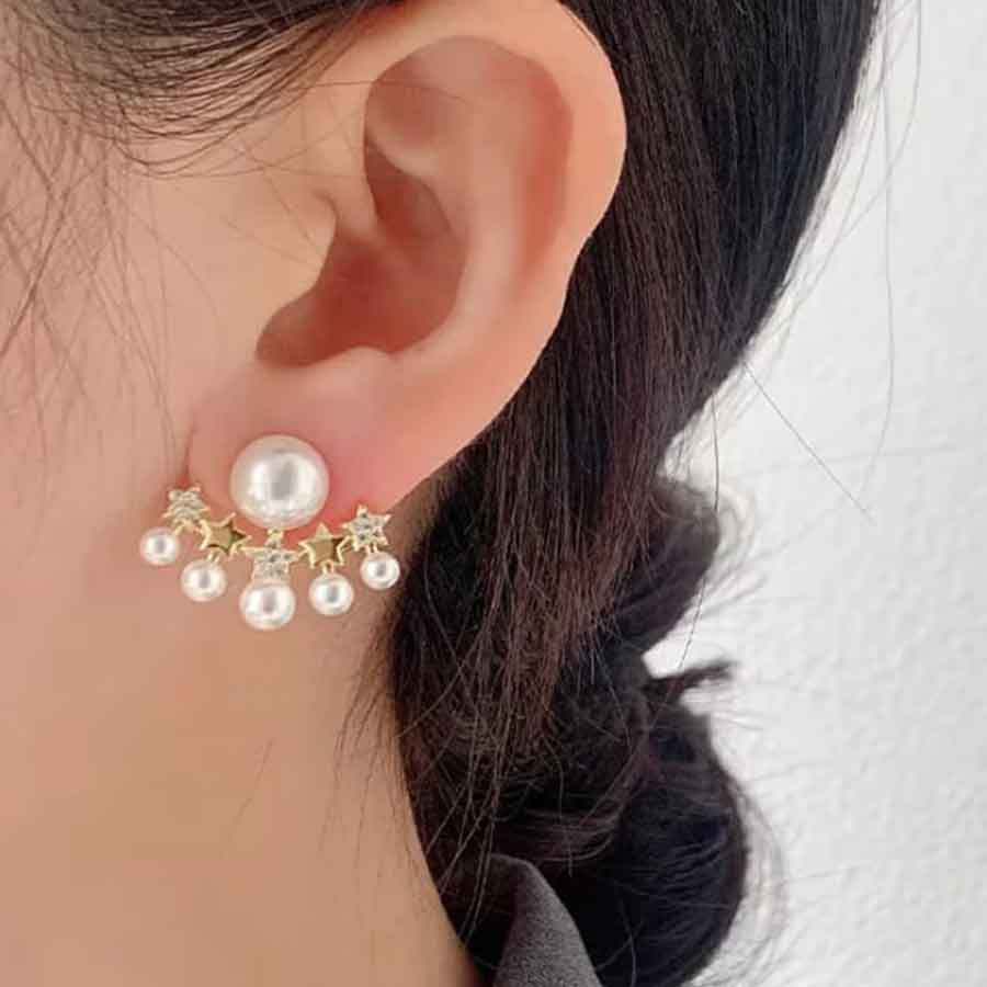 Kundan Bead Lava Earring For Women - Latest Earrings Design 2023 – Niscka